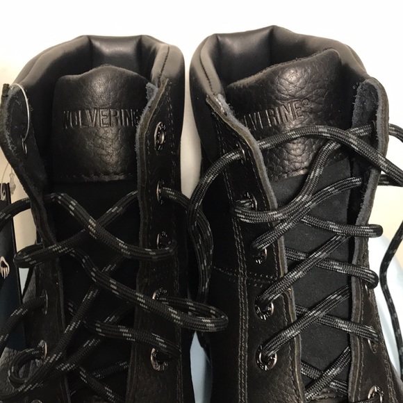 Wolverine Shoes New Wolverine Mens Black Marquette 6 Steel Toe Work